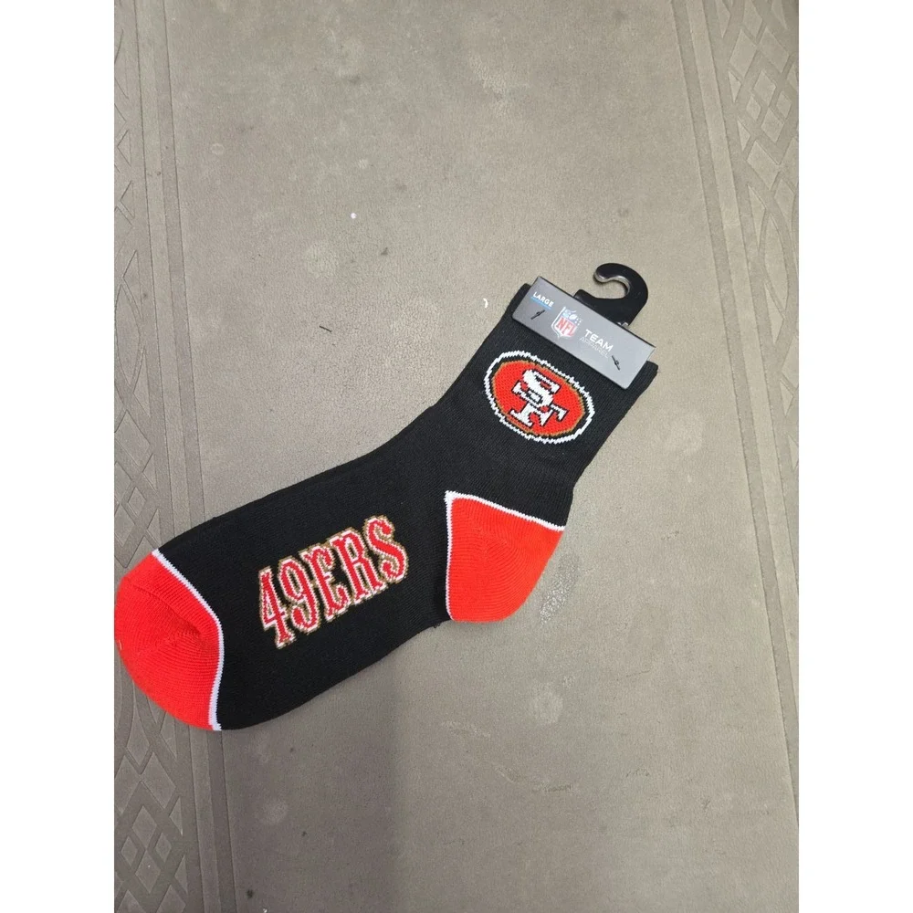 NFL San Francisco 49ERS Team Socks Large Size Men 10-13